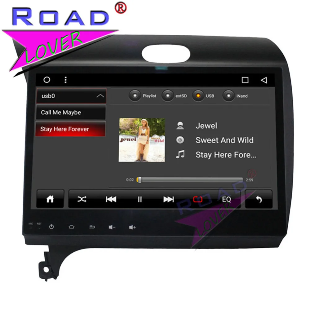 Clearance Roadlover Android 8.1 Car Multimedia Autoradio Player For KIA K3 2013 2014 2015 2016 Stereo GPS Navigation Magnitol 2 Din NO DVD 5