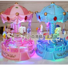 Merry-go-круглый светящийся мех Elise электронный Тип музыкальная шкатулка подарок на Рождество на день рождения