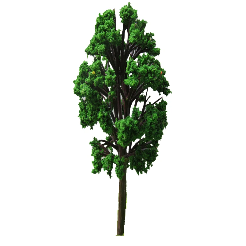 

6cm and 8cm 50pcs/lot architecture new model green tree for ho train layout
