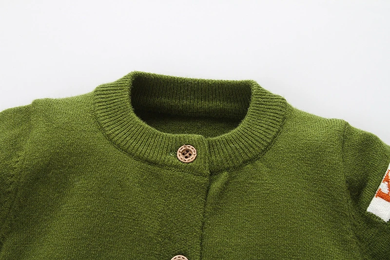 Fashion Letter Baby Sweater Long Sleeve O-Neck Cardigan For Boys Rabbit Hair Warm Soft Girls Sweater Autumn Baby Boys Clothing (6)