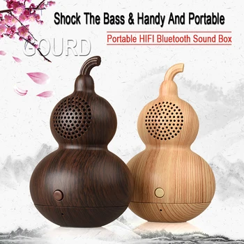 

Bluetooth Cute gourd speaker portable Stylish subwoofer Mini Unique Design Wireless Bluetooth Speakers for Backpack Travel Gifts
