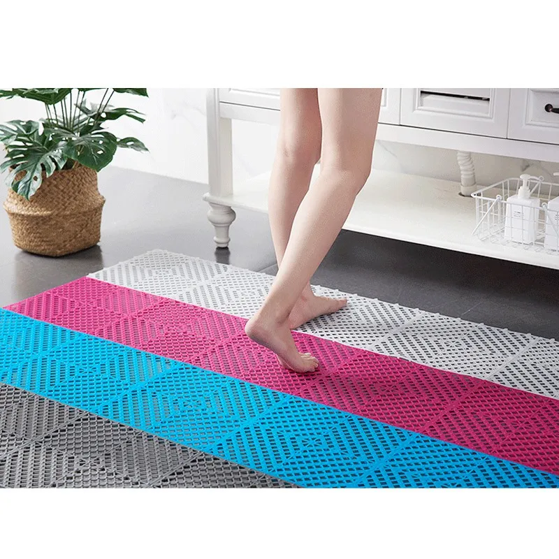 1pc Bath Non-slip Mats Bathroom Shower Anti Slip Carpet Coasters Storage Pads Kitchen Floor Non-slip Mats Home Hotel Decorations