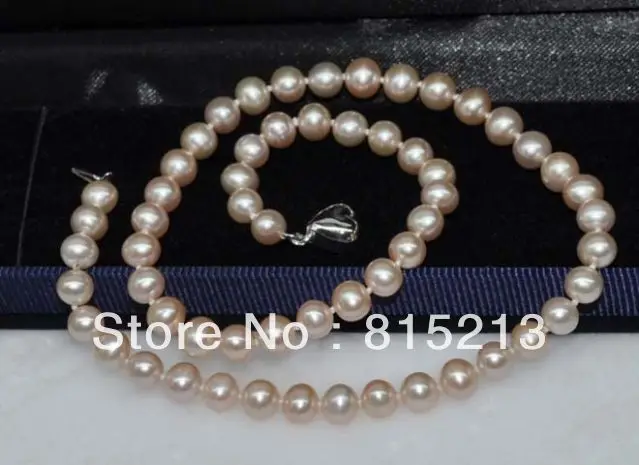 

ddh00855 Stunning ight pink freshwater pearl necklace