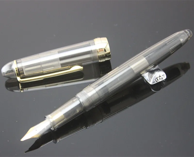 Роскошная jinhao 250 прозрачная цветная ручка офисное собрание подарочная ручка красиво написанная гладкая школьная офисная ручка - Цвет: D