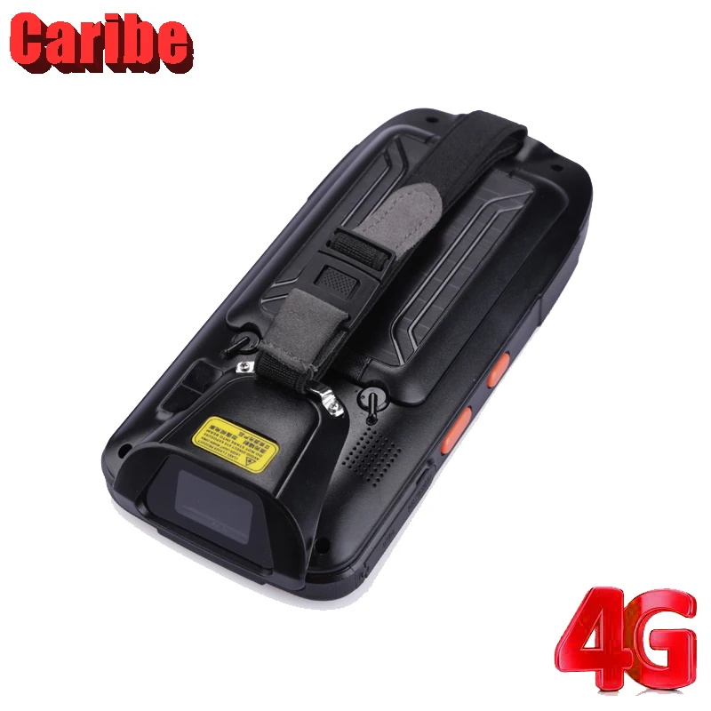  CARIBE Handheld 2D Barcode Scanner 4 Inch Rfid Uhf NFC Reader Android Scanner Automotivo PDA