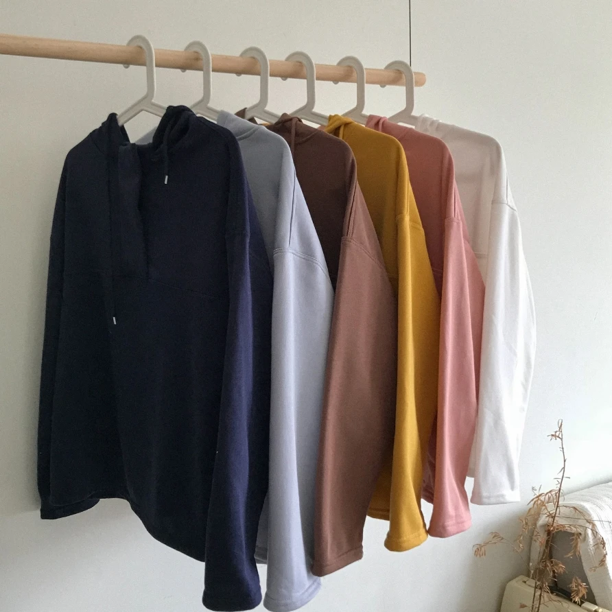 Harajuku/Женская толстовка в Корейском стиле модная Осенняя коллекция 2019 года зимняя