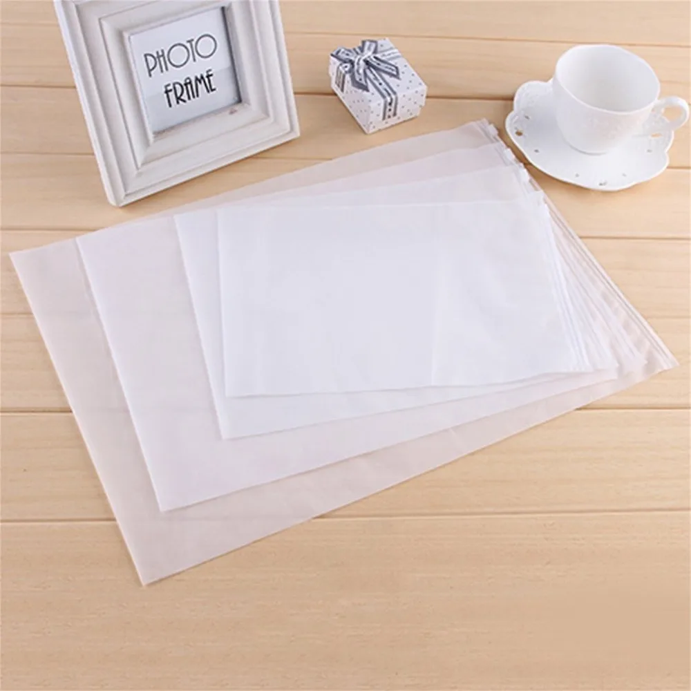 2pcs Matte Frosted Travel Pouch Storage Bag Sealed Waterproof