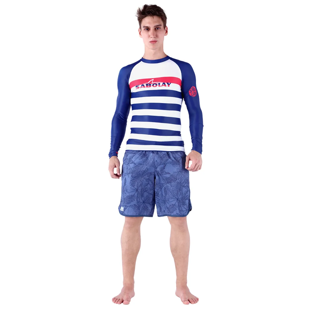 SABOLAY Men Rashguard Surf Clothing Diving Suits Shirt Swimsuit Spearfishing Kitesurf Long