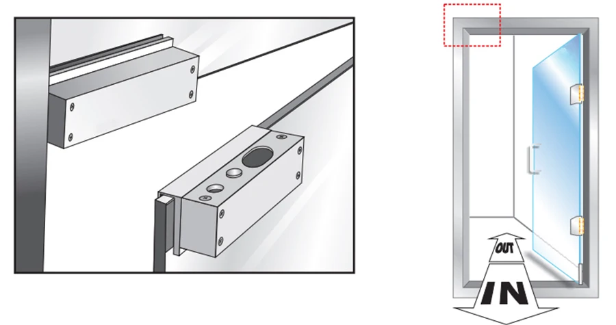 frameless bolt lock
