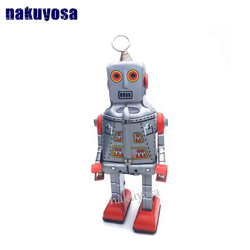 最高のギフトクラシック手作りロボット時計じかけのおもちゃレトロブリキ Coffection クラフトクラシック風アップおもちゃ Toys Retro Robot Toytoys Toys Aliexpress