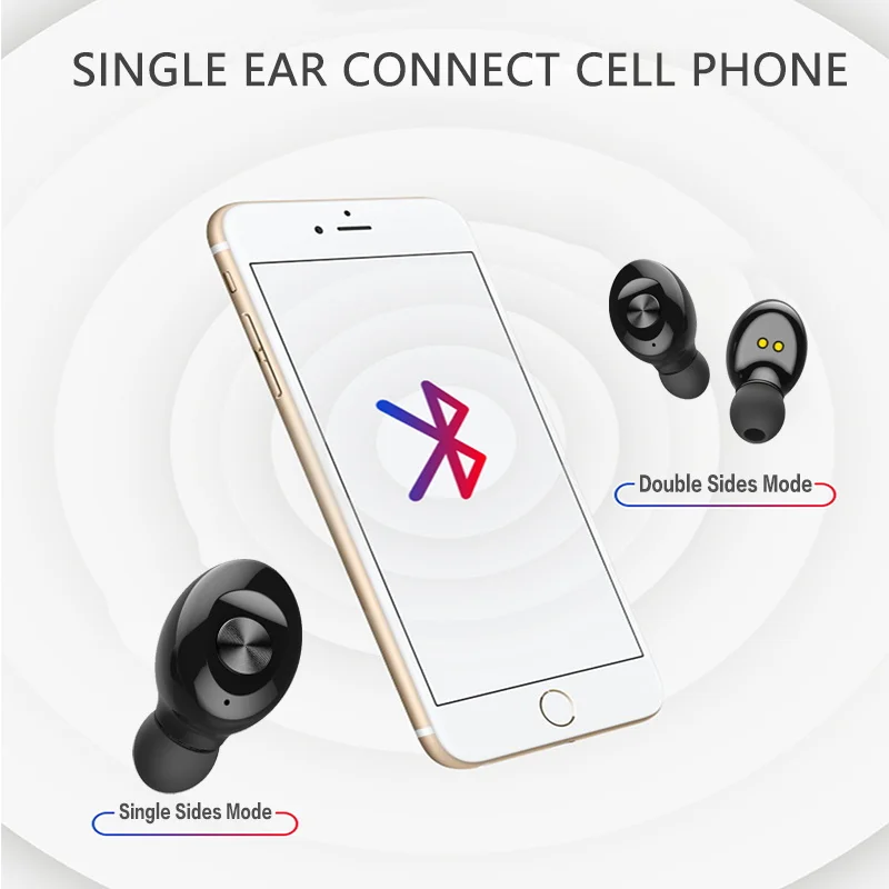 Беспроводные Bluetooth наушники XG12 TWS 5 0 стерео Hifi Звук Спортивная гарнитура с