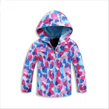 2016 Autumn Windproof Kids Jackets Children Outerwear Coat Spring Casual Girls coat Waterproof Girls Jackets For 3-12years