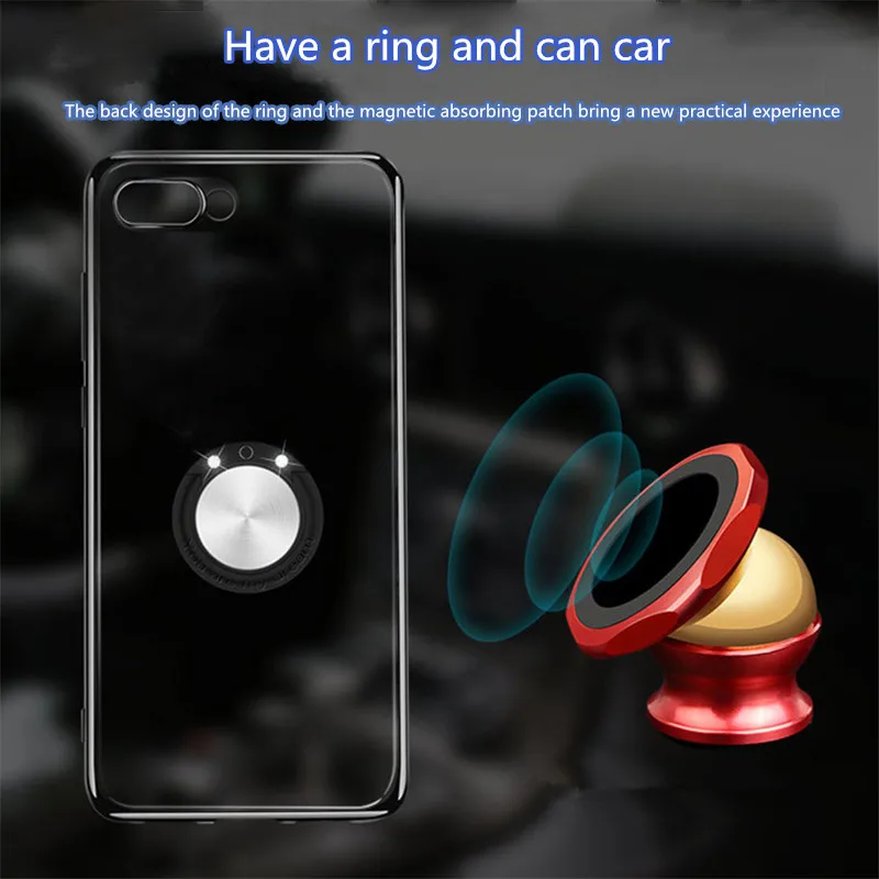 Finger Ring Cover For Huawei Mate 20 Pro Mate 20x Mate 9Mate 10 Case Transparent Clear PC Back Cover For Huawei Mate 20 Pro   (2)