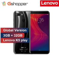 Глобальная версия lenovo K5 играть 3g Оперативная память 32G Встроенная память 4G FDD LTE 1440x720 отпечатков пальцев Octa core Dual SIM двойной камера 5,7