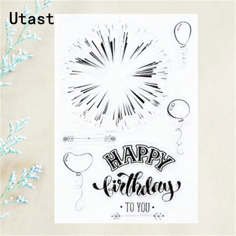 Balloons-Fireworks-HAhday-TO-YOU-Scrapbook-DIY-photo-cards-rubber-stamp-clear-stamp-transparent-stamp.jpg_640x640_