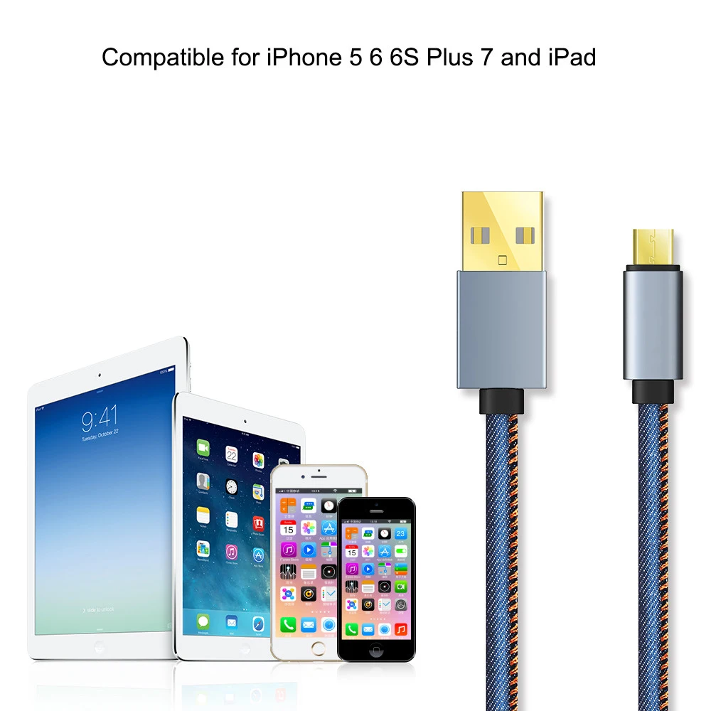 FLOVEME-Illuminazione-Cavo-Per-iPhone-X-8-7-Pi-6-6-S-5-S-5-Cabo