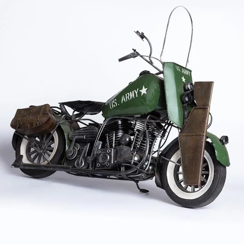 

1 pcs Big size High quality luxury motorcycle Harley model home decoration reminiscent art racing motobike toy for chikdren