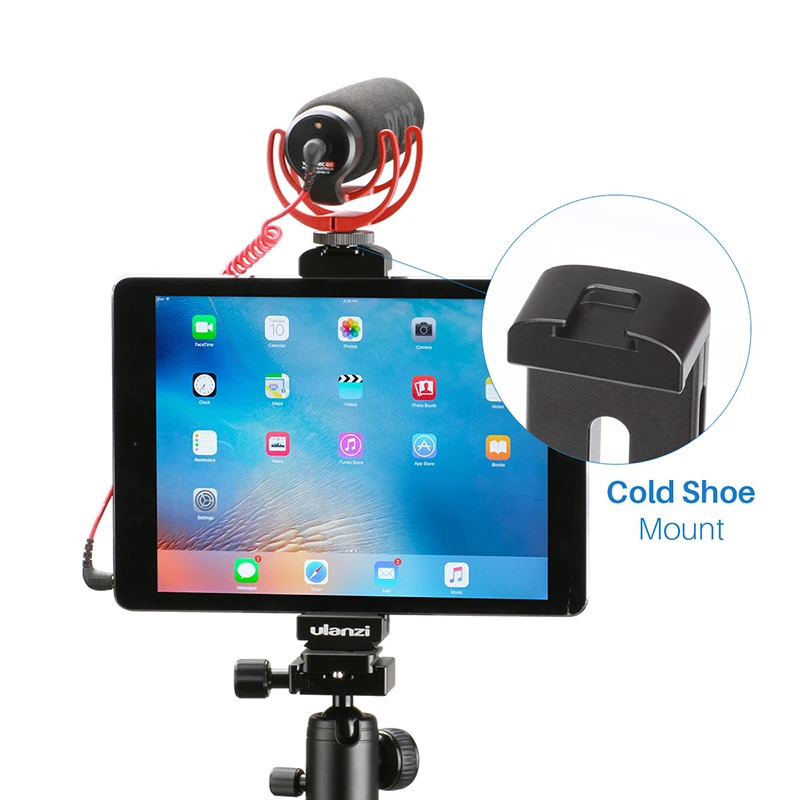 Ulanzi U-pad Pro алюминиевый штатив крепление W адаптер холодного башмака планшет зажим Зажимная стойка держатель для iPad Pro Mini Air Light Mic Stand