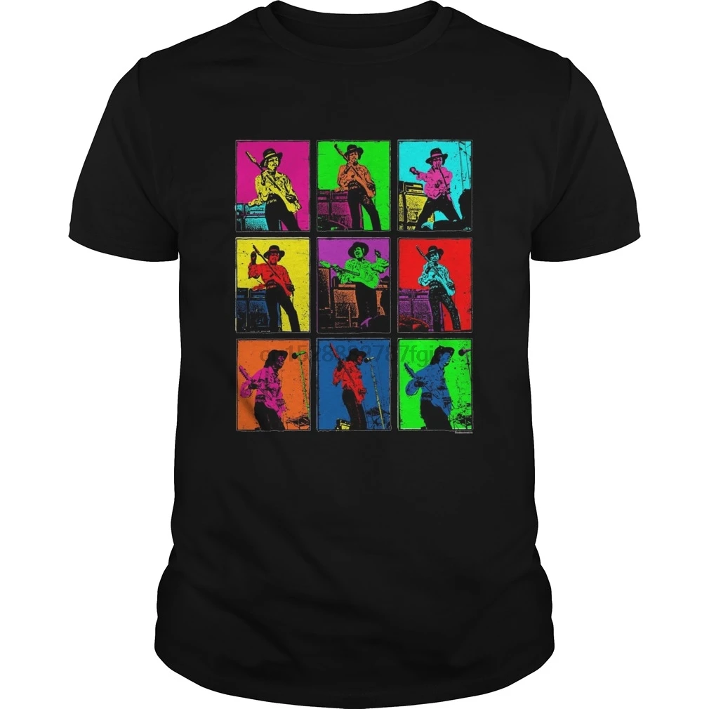 

Men Short sleeve tshirt Jimi Hendrix Pop Art Print cool Women t-shirt