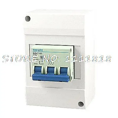 

AC 400V 25A Plastic Housing Case 3 Poles Overload Circuit Breaker