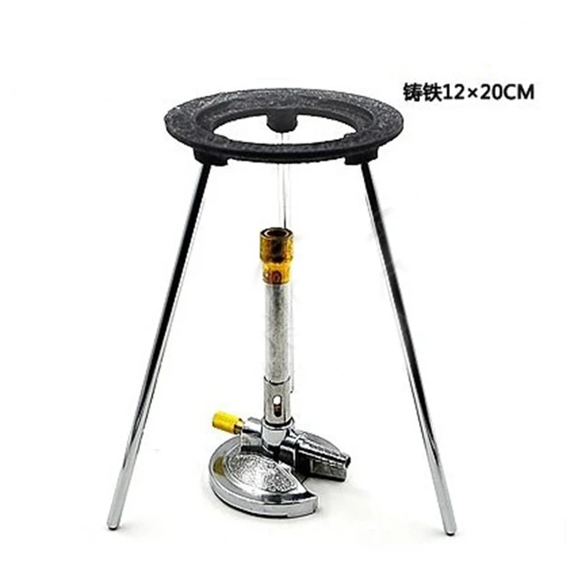 New Bunsen Burner Tripod Cast Iron Support Stand 20cm Height - Laboratory Clamp - AliExpress