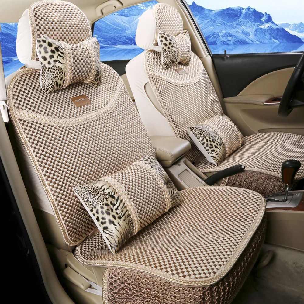 Universal Fit Summer Car Seat Covers Cool Breathable Seat Cushion