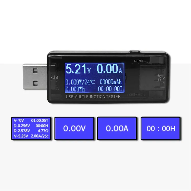 Многофункциональный USB детектор 4 30 в 0 5 А стандартный Usb тестер напряжения и