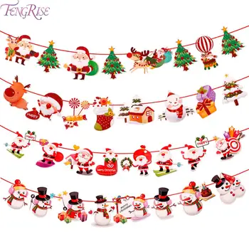 

Fengrise Christmas Banner Merry Christmas Decor For Home 2020 Noel Natal Navidad Cristmas Decor Xmas GiftHappy New Year 2021