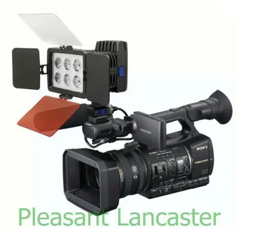 

LED-5010A Camera Video 6 LED Light For Canon Nikon + NP-F750 Battery + Charger