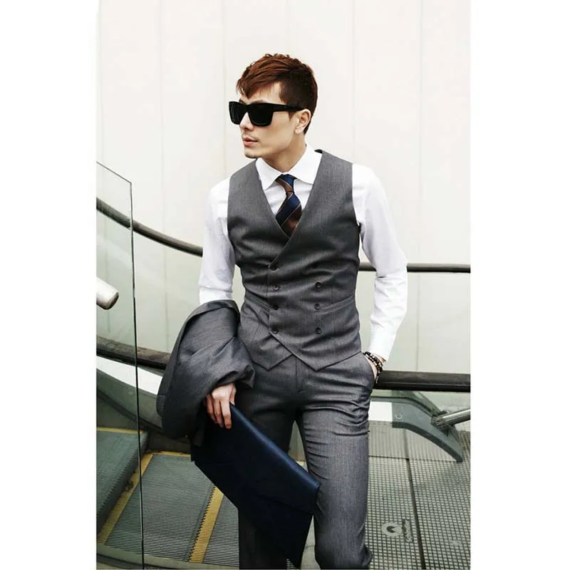 2015 New Arrival Mens Suit Vest Double Breasted British Classical Slim Dress Vests For Men Waistcoat 2015 New Arrival Mens Suit Vest Double Breasted British Classical Slim Dress Vests For Men Waistcoat