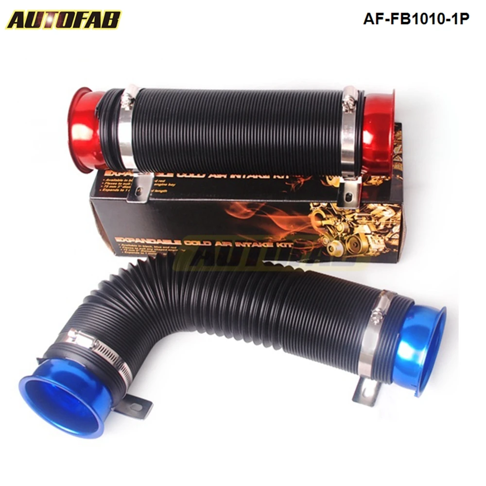 

76mm Universal Turbo Multi Flexible Air Intake Pipe Tube Air Intake Inlet Hose For Honda Civic EK9 2/3/4Dr AF-FB1010-1P