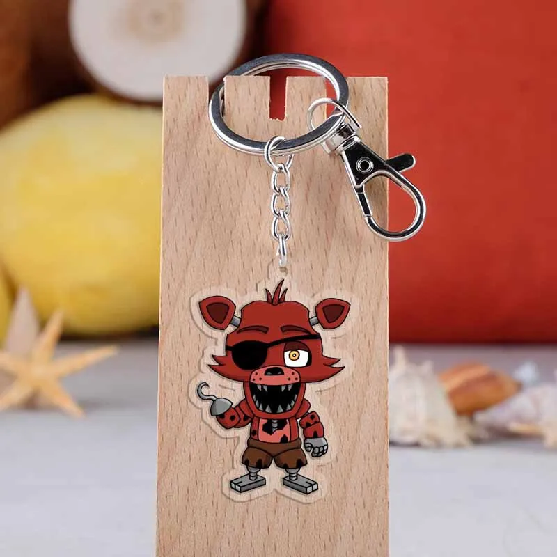 

Japanese Game Five Nights at Freddy's Cartoon Figure Car Key Chains Pendant Keychain Best Friend Graduation Chirstmas Day Gift