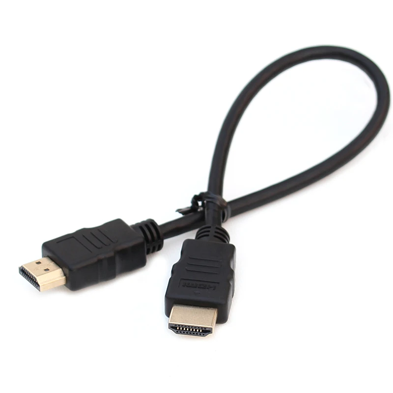 30 см 50 см HDMI Мужской к HDMI Мужской Короткий конвертер Соединительный Кабель-адаптер Шнур 1080P V1.4