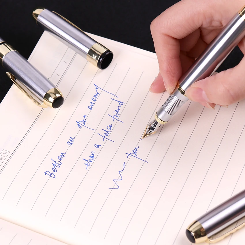 

High Quality Fountain Pen Metal High End Fountain Pens Caneta Stationery Gifts Office School Supplies