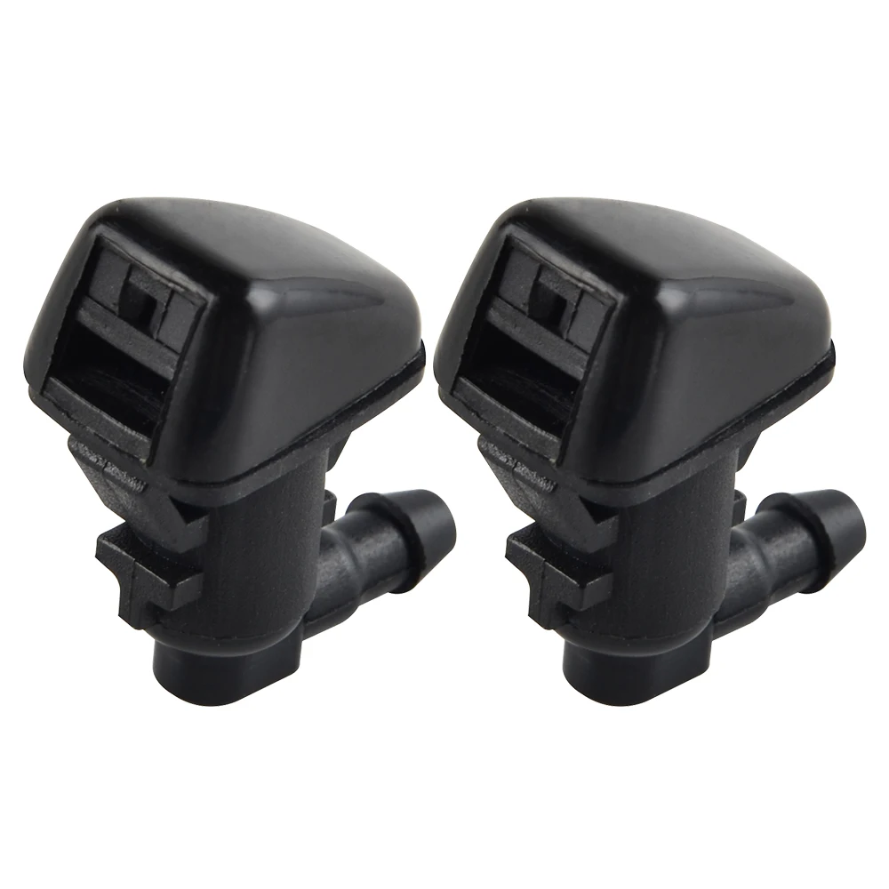 NICECNC 2pcs Front Windshield Washer Nozzle Jet Kit For Jeep Liberty