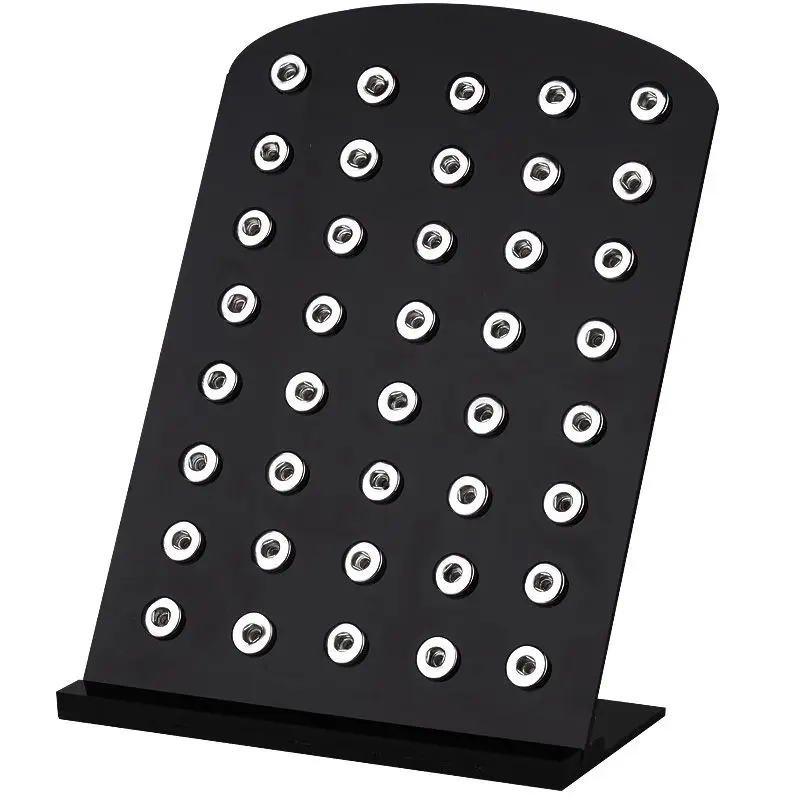 Black Acrylic Snap Stands Display Detachable Set 5.7''*8.4'' for 12mm