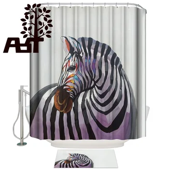 

Art Store Zebra Africa Shower Curtain Doormat Sets Bathroom Accessory Sets 2 Piece Bathroom Set Shower Curtain Sets Outside