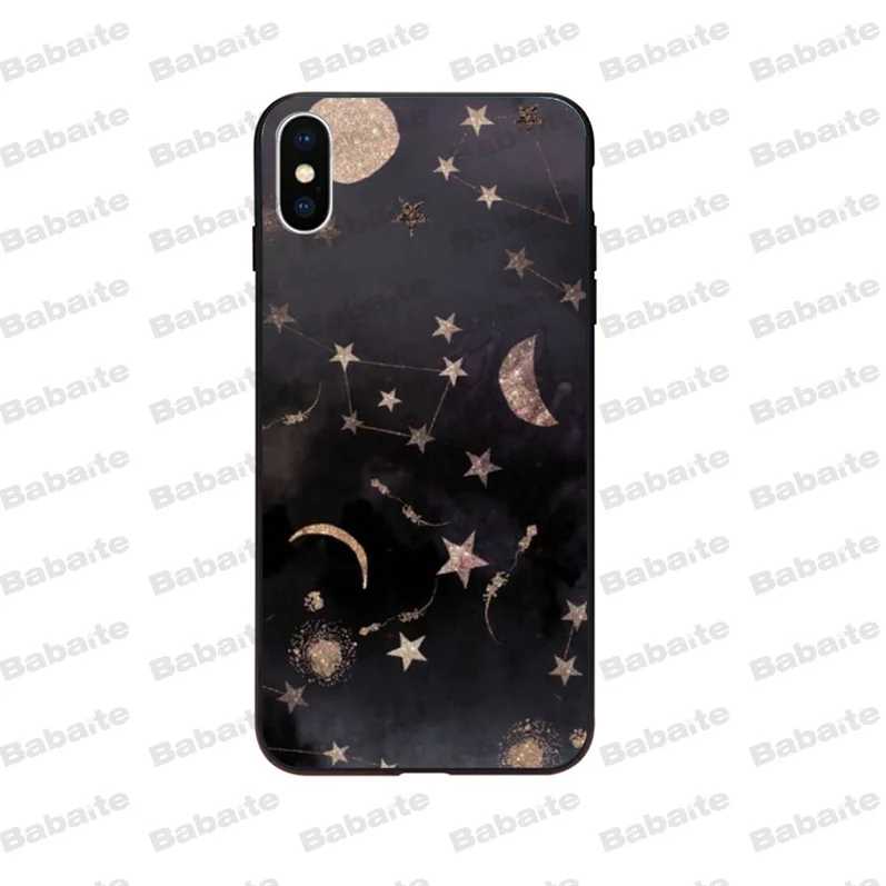 Outer Space Planet Spaceship Constellation Moon Stars 