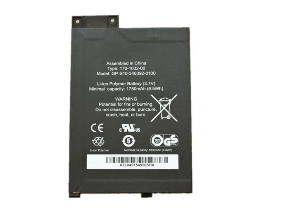 1750mah/6.5wh for Amazon D00901 Kindle 3 Wi fi Battery Gp s10 346392 0100 170 1032 00 Black