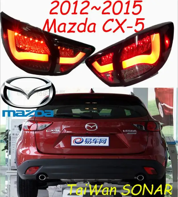 2 шт. автомобильный Стайлинг Головной фонарь для Mazda CX-5 фара 2012 2013 год CX-5 фары биксеноновые фары светодиодный задний фонарь - Цвет: Taillight