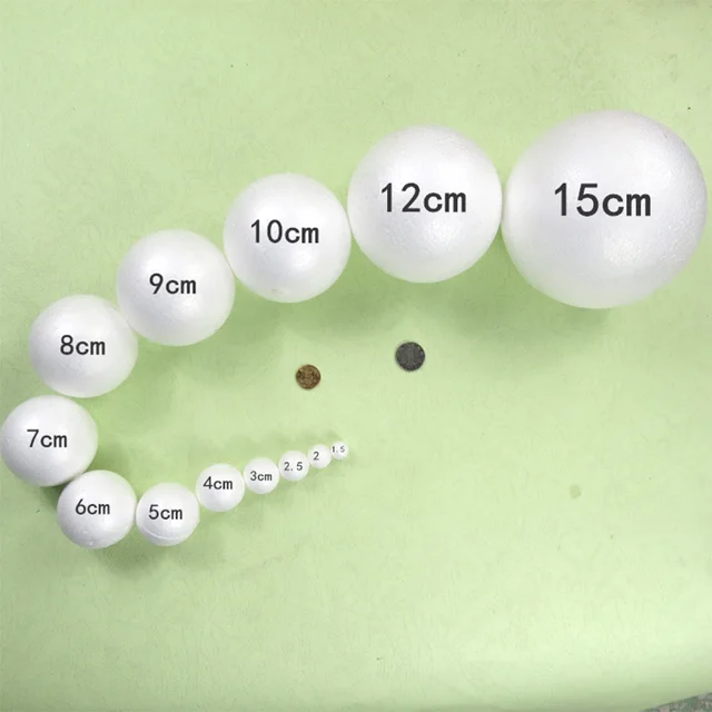 wholesale 10pcs multi sizes select modelling polystyrene christmas engagement ornaments