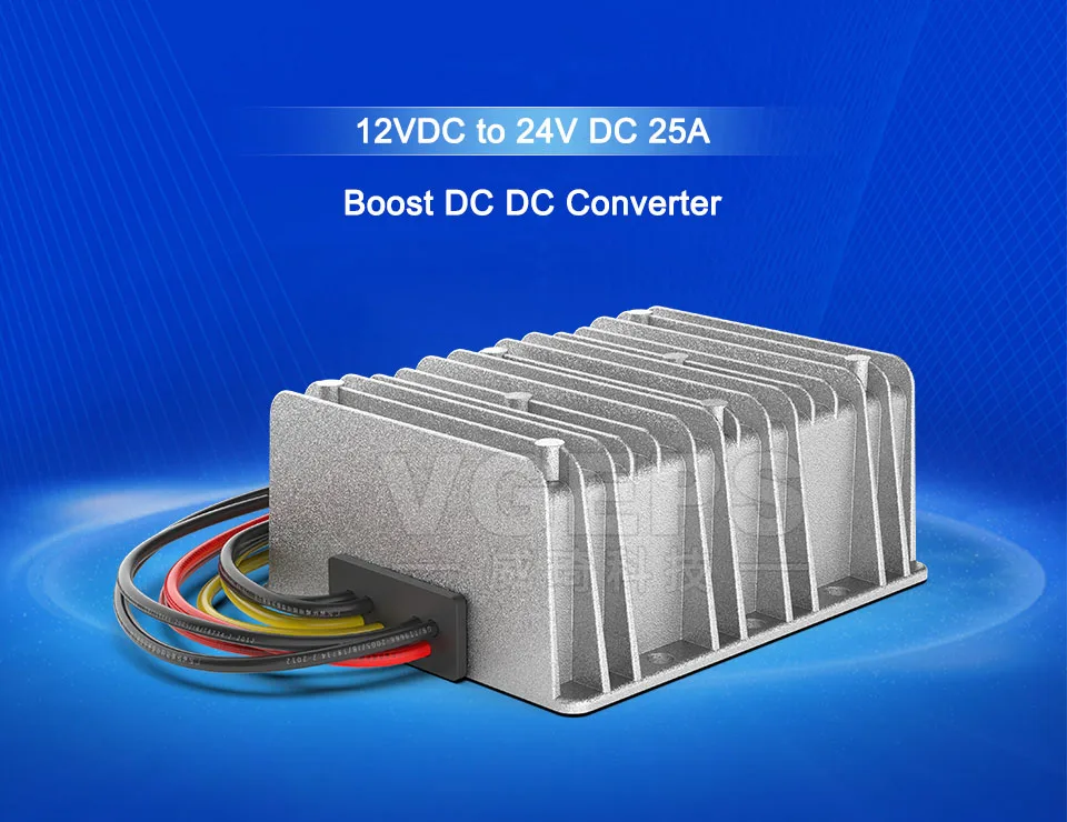 12 V-24 V 25A DC boost модуль, 12 V-24 V повышающий преобразователь питания, высокое качество DC-DC boost блок питания