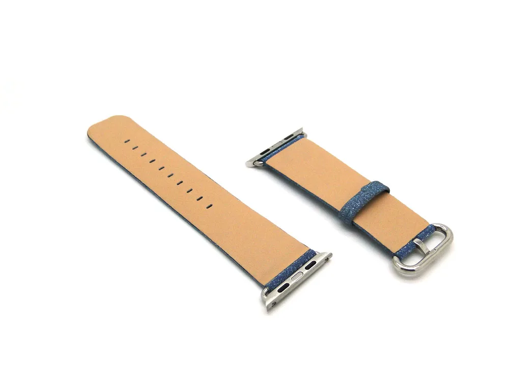 Леопардовый Радужный блестящий кожаный ремешок для Apple Watch серии 1 2 3 4 5 ремешок 44 42 мм 40 38 мм браслет для iWatch браслет