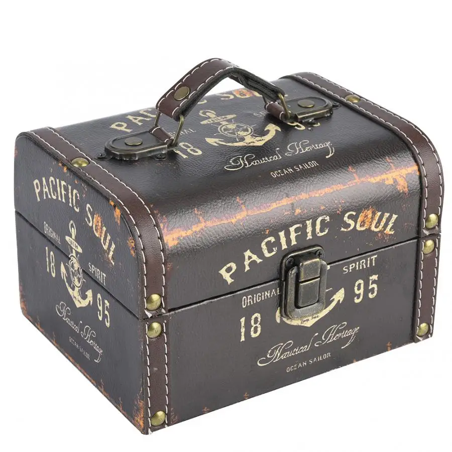 

Bread Box Jewelery Box Popular Delicate American Vintage Storage Container Retro British Style Jewelry Box Storage Box Remote