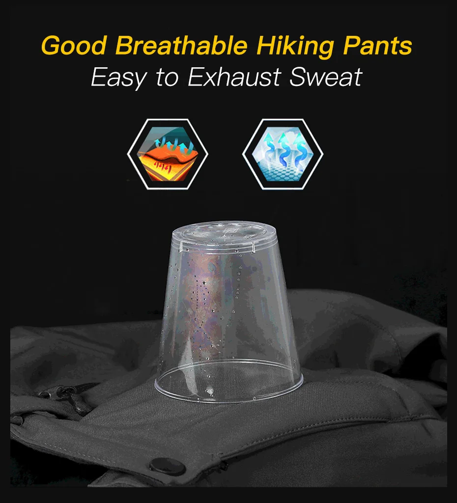 Hiking Pants Winter Woman Waterproof Hunting Trousers Softshell Fleece Warm Women's Pants Lightweight Women's Sports Pants (6)