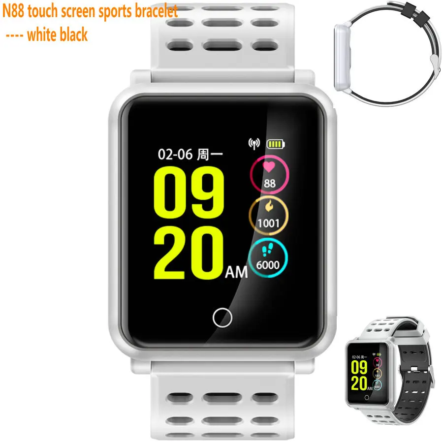 Cross-border hot N88 smart touch screen watch Sports waterproof step counter smart bracelet Cross-border hot N88 smart touch screen watch Sports waterproof step counter smart bracelet