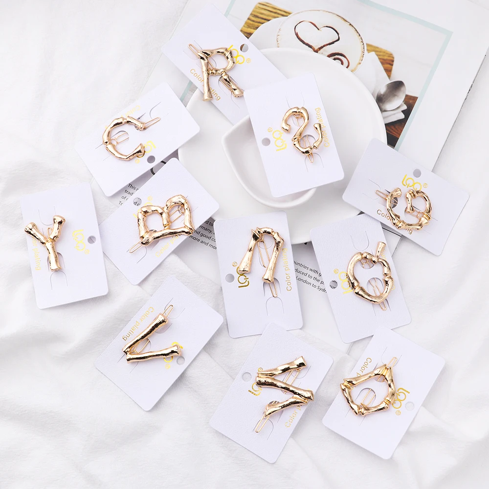 

Fashion women letter modeling hairpins girl's lovely hair clips sweet Hair accessories bangs clips cute headwear New arrival