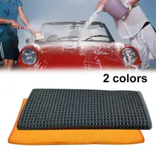 Полотенце для мытья автомобиля в виде ананаса без ворса, не выцветающая сотовая ткань, микрофибра, вафельная салфетка для чистки автомобиля