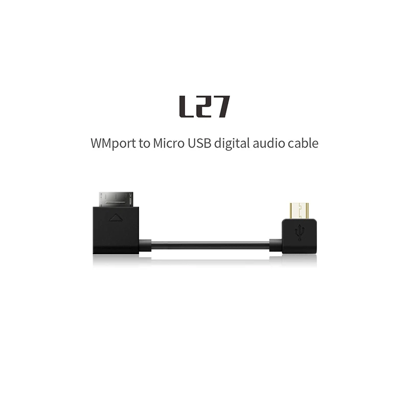 

FIIO L27 WMport to Micro USB Digital Audio Cable for SONNY ZX300A Q1 Mark II Q5