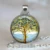 Tree Of Life Glass Cabochon Statement Pendant Necklace 25